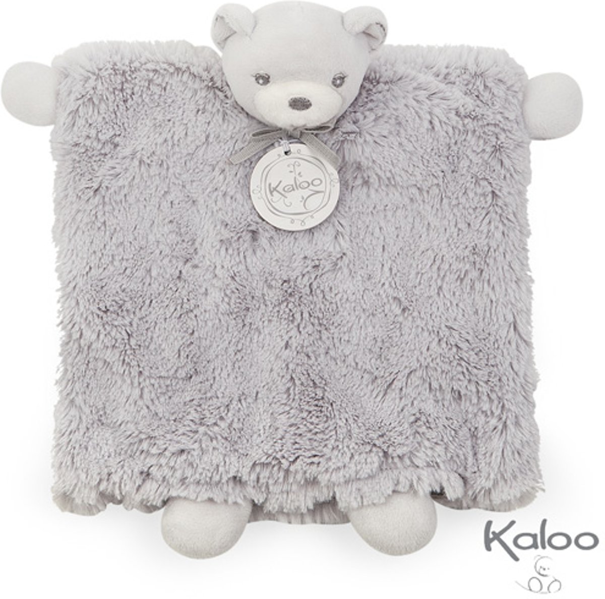 Kaloo Perle - Doudou beer grijs handpop