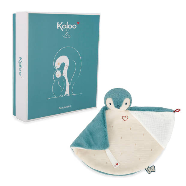 Kaloo Complices - Pinguin Groen knuffeldoek