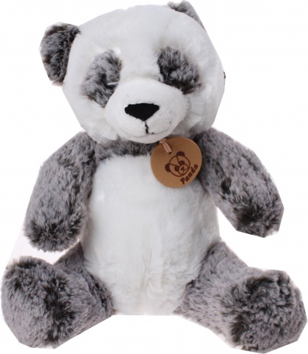 ApolloX knuffelpanda 23 cm wit