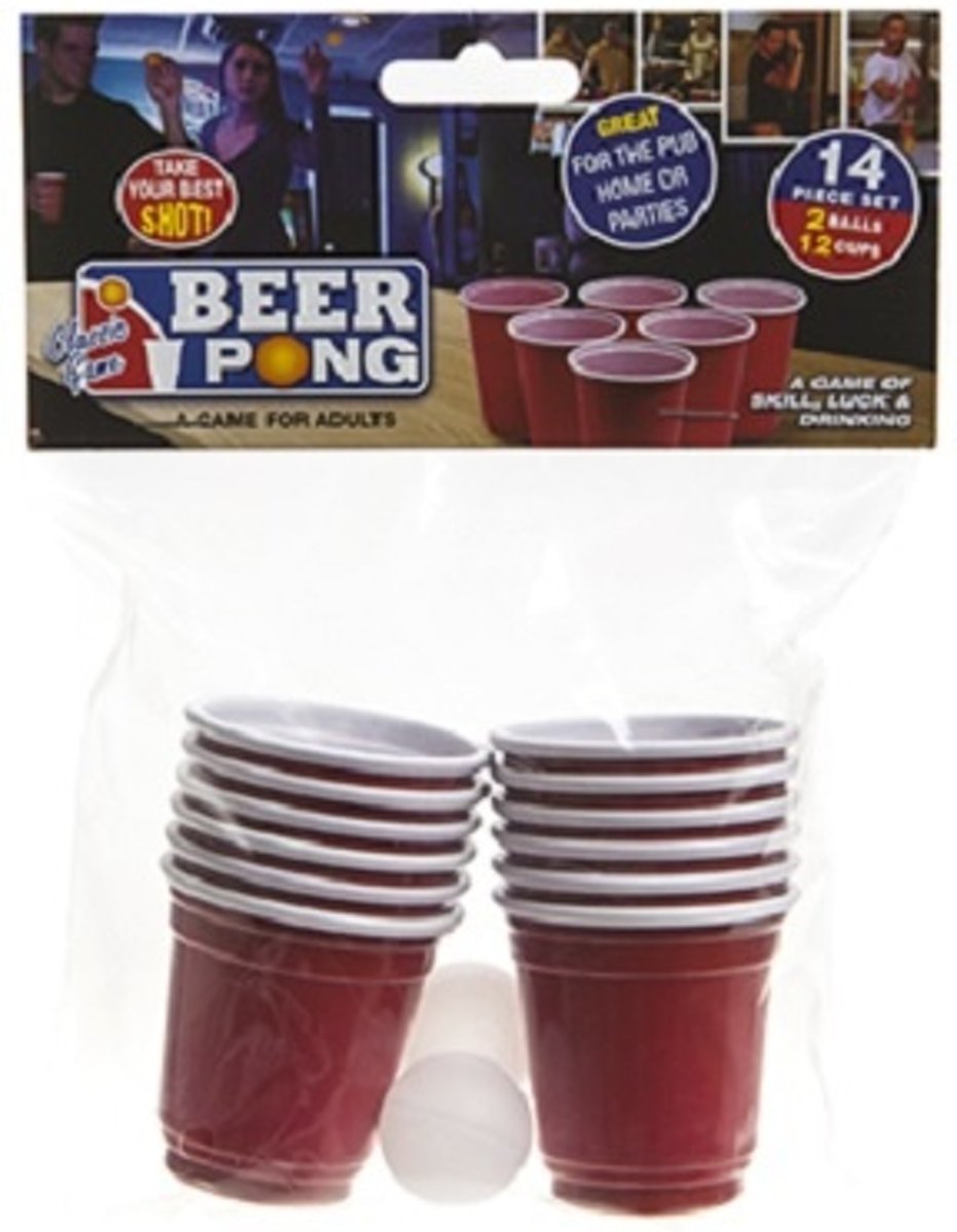 Kamparo Beerpong Drinkspel 14-delig