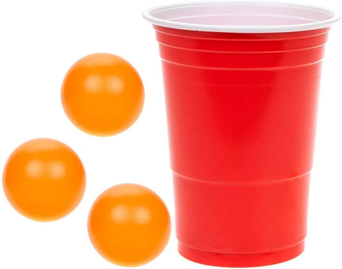 Kamparo Beerpong Drinkspel 18-delig