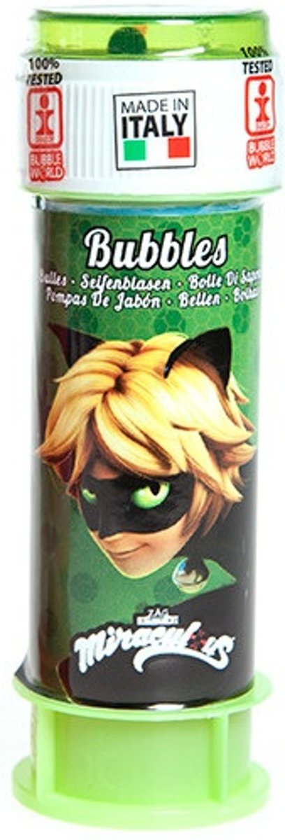 Kamparo Bellenblaas Miraculous Cat Noir Groen 60 Ml