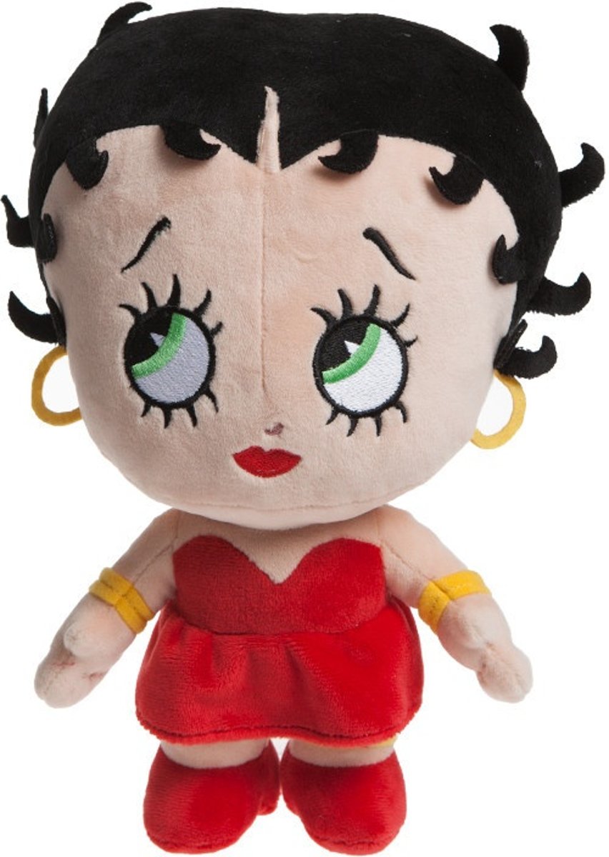 Kamparo Knuffel Betty Boop 25 Cm Rood