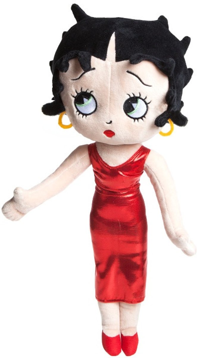 Kamparo Knuffel Betty Boop 45 Cm Rood