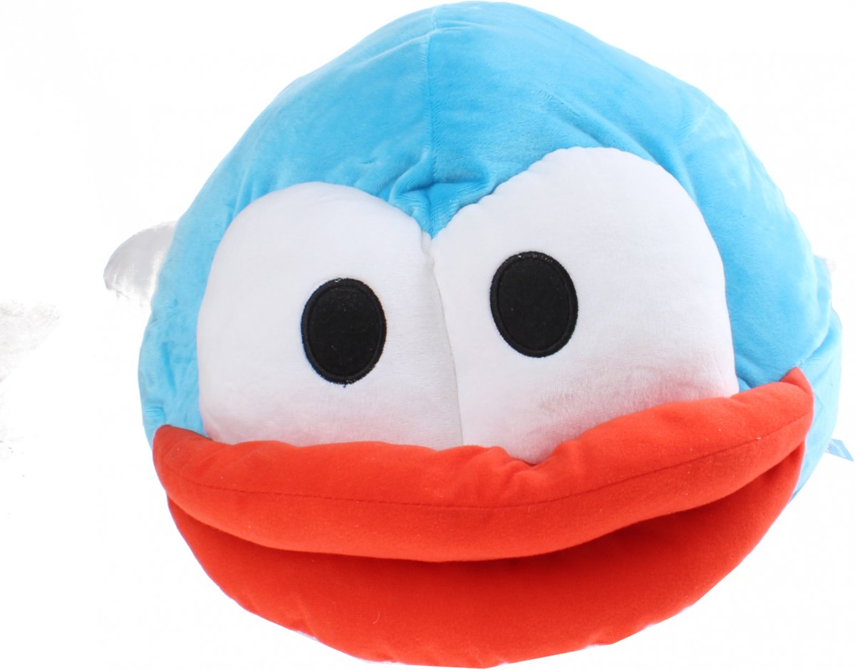 Kamparo Knuffel Flappybird Blauw 45 X 40 Cm