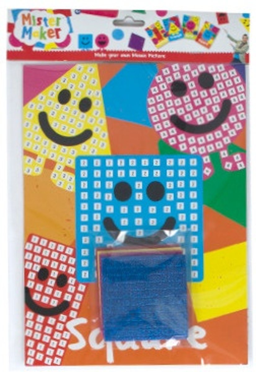 Kamparo Mister Maker Mozaïek Vierkant Blauw