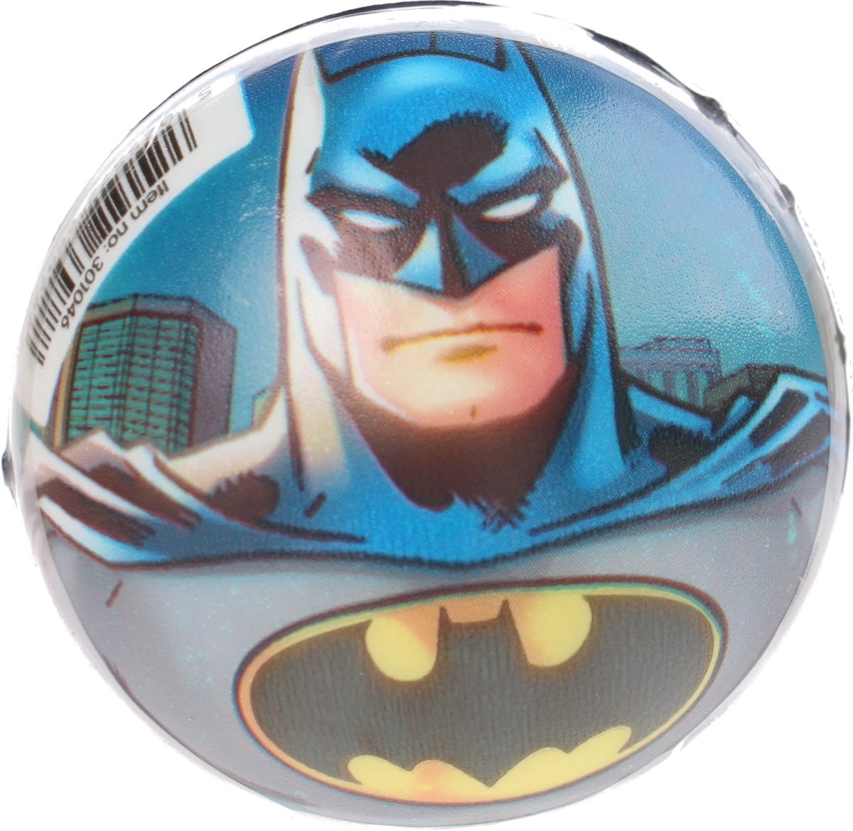 Kamparo Speelbal Batman Foam 7 Cm Geel/zwart/blauw