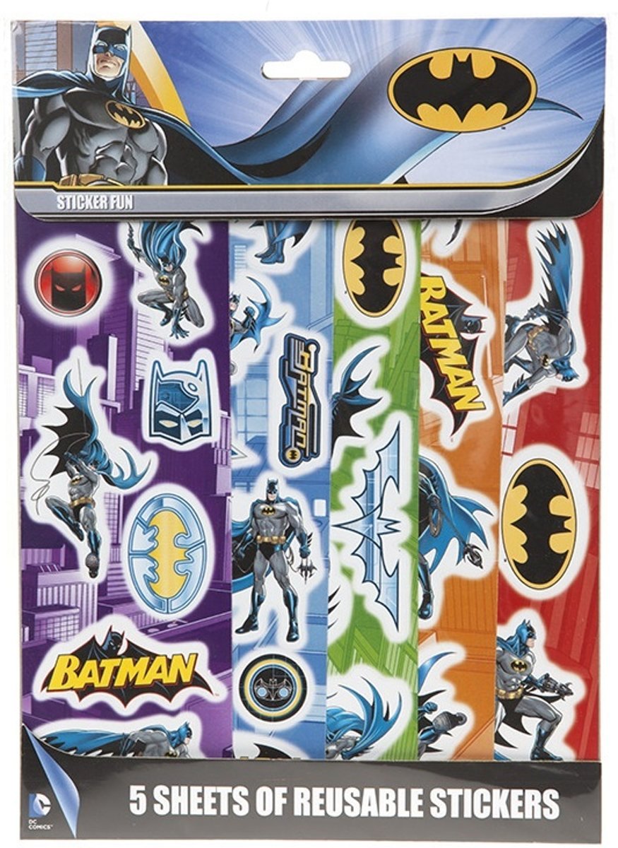 Kamparo Stickervellen Batman 5 Stuks