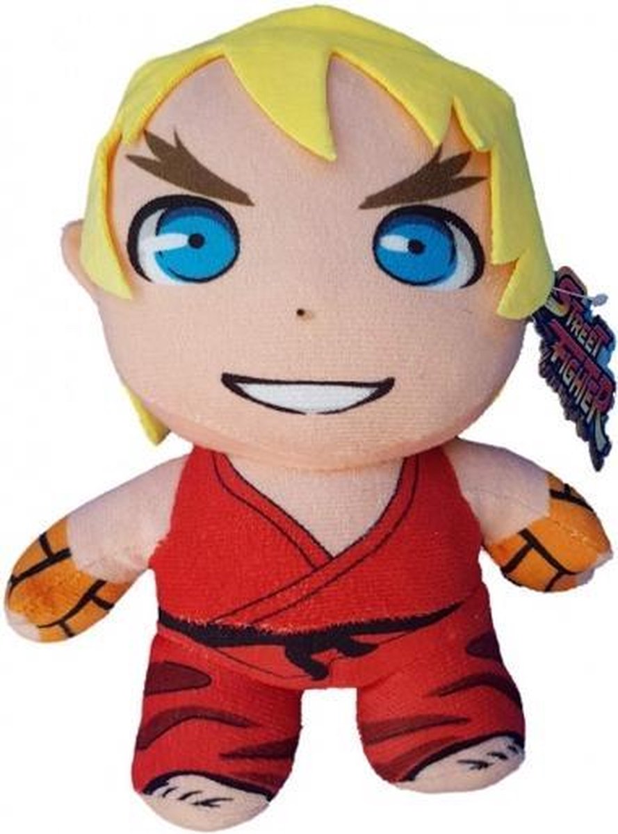 knuffel Street Fighter Ken rood 43 cm