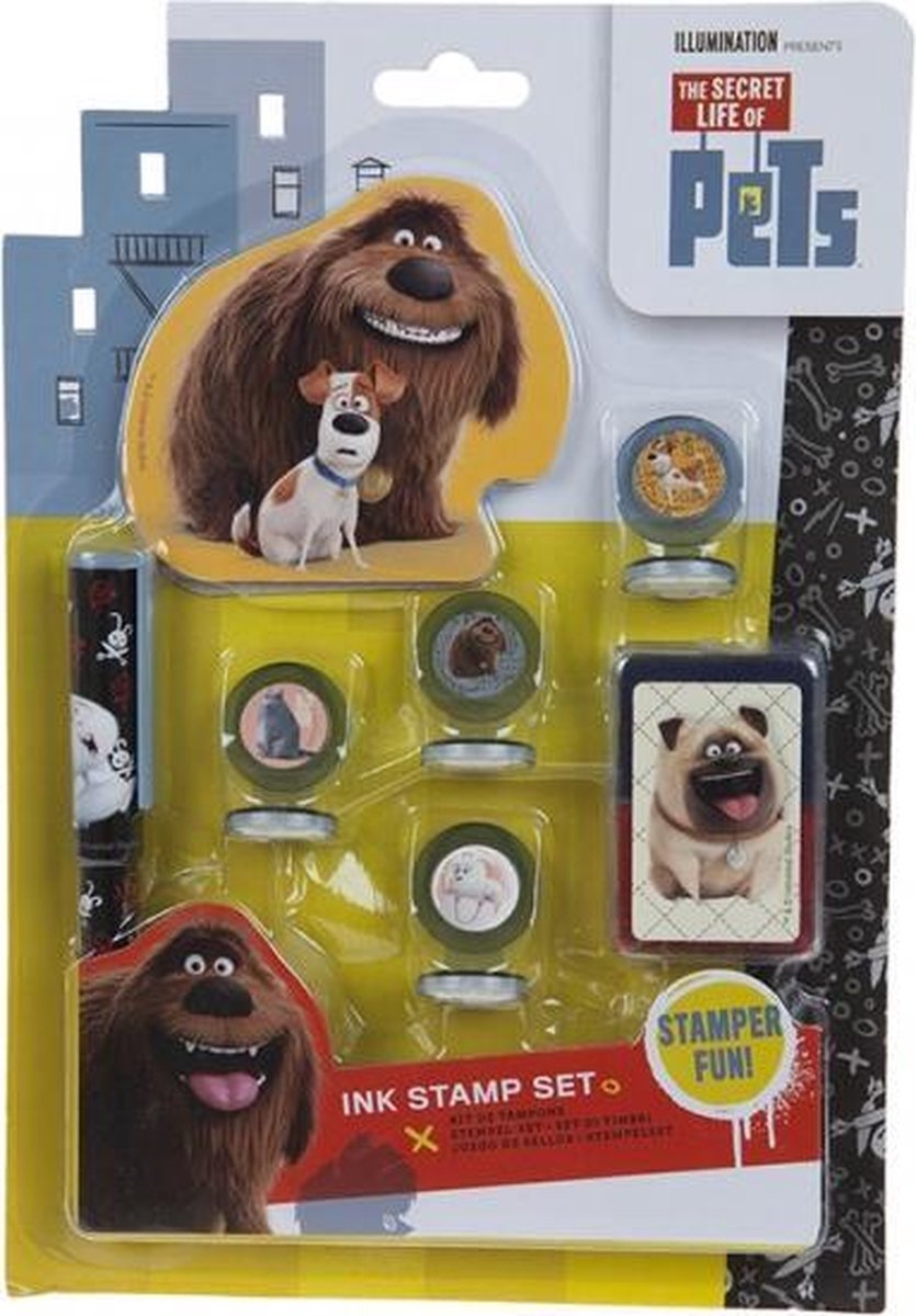 stempelset The Secret Life of Pets 7-delig