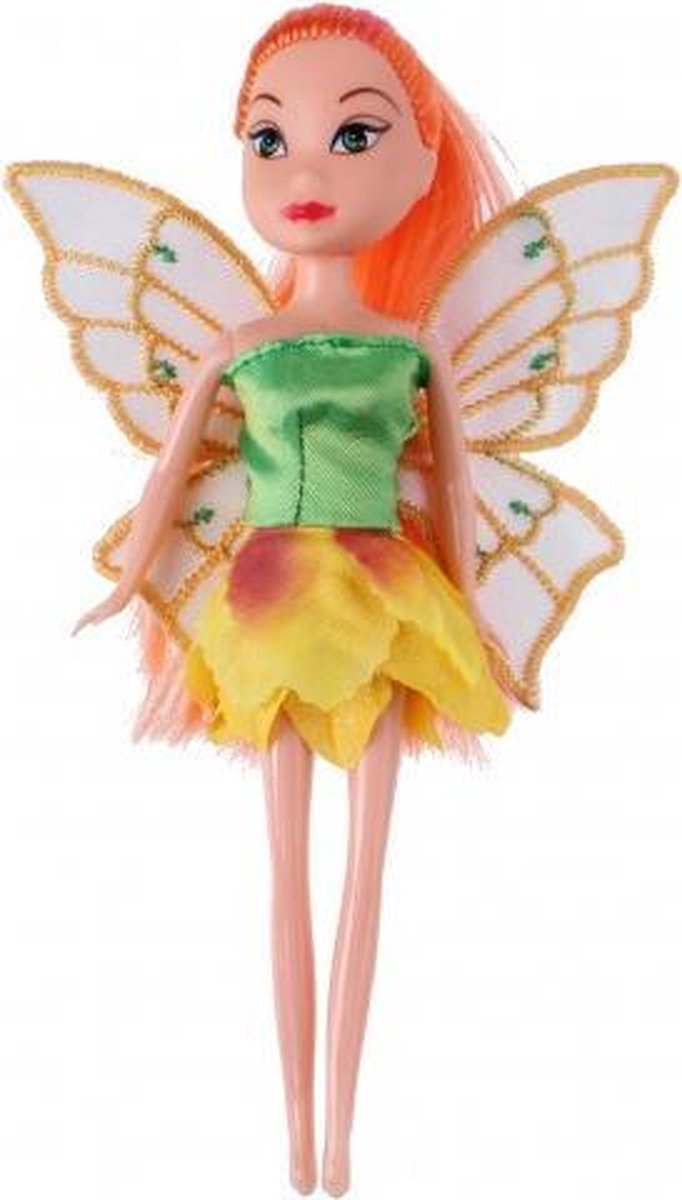 tienerpop Flower Fairy 16 cm geel