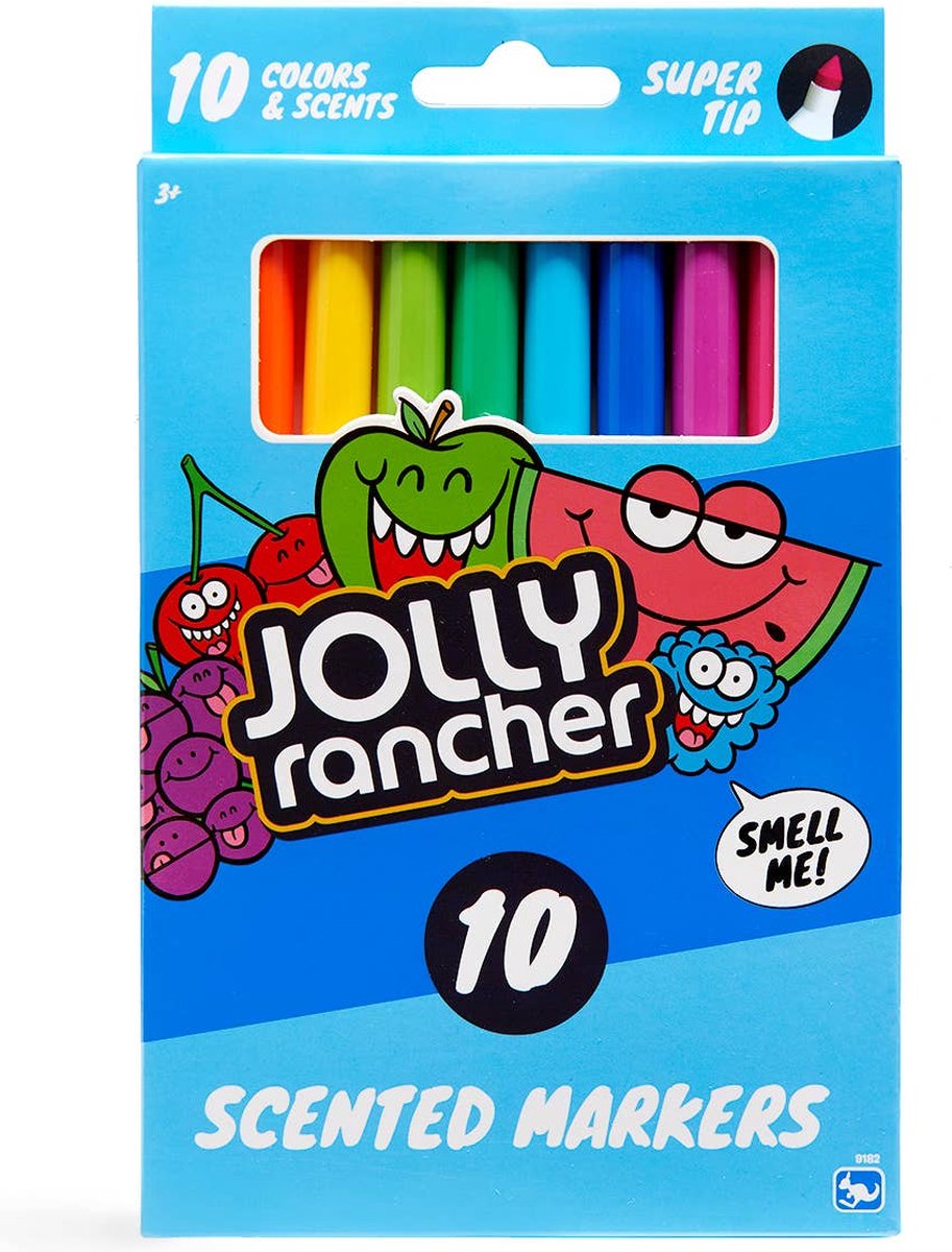 Jolly Rancher Scented Super Tip Markers 10 stuks geurstiften