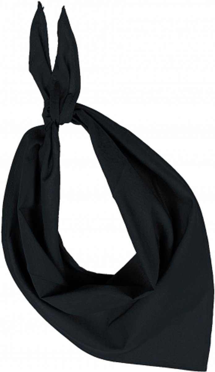 Zakdoek bandana zwart