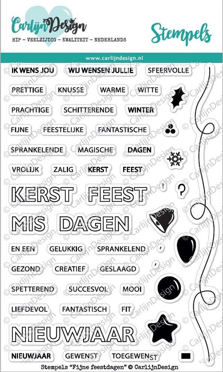 Clear Stamps Fijne Feestdagen (CDST0007)