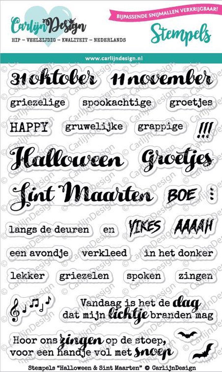 Clear Stamps Halloween & Sint Maarten (CDST0035)