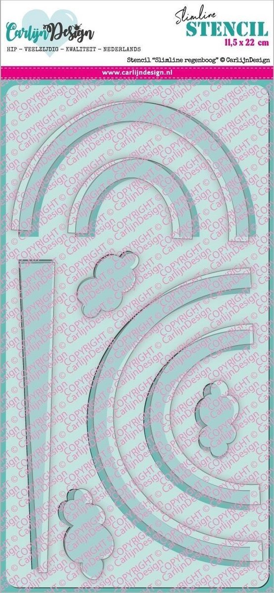 Stencil Slimline Regenboog (CDSC-0012)