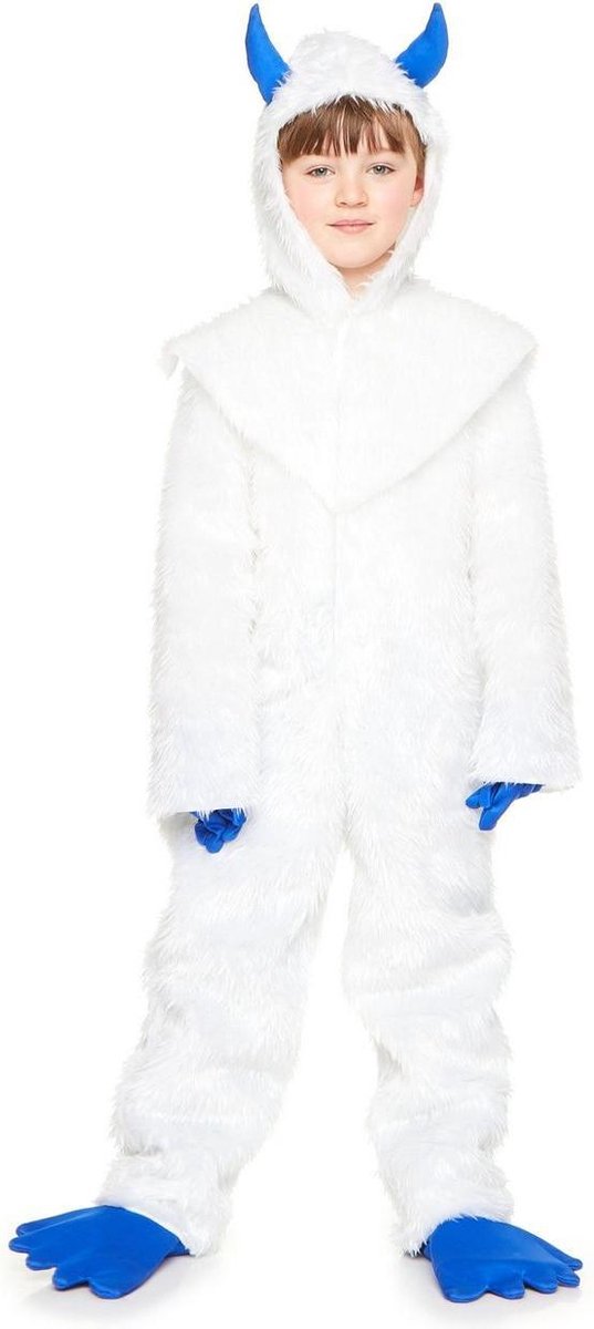 Karnival Costumes Verkleedkleding Yeti Verschikkelijke sneeuwman kostuum voor kinderen Wit - XL