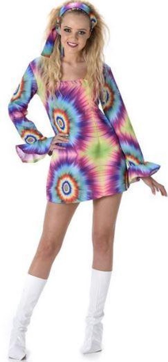 verkleedjurk neon dames polyester maat XS