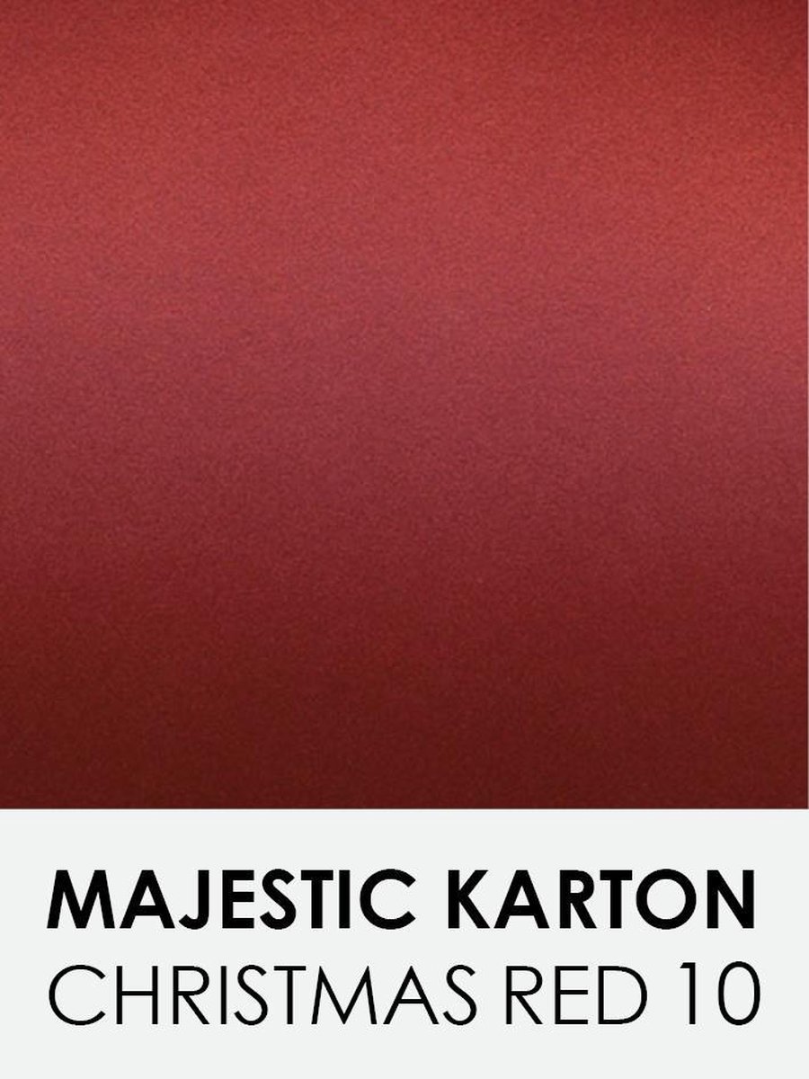 Majestic  christmas red 10  30,5x30,5 cm 250 gr.