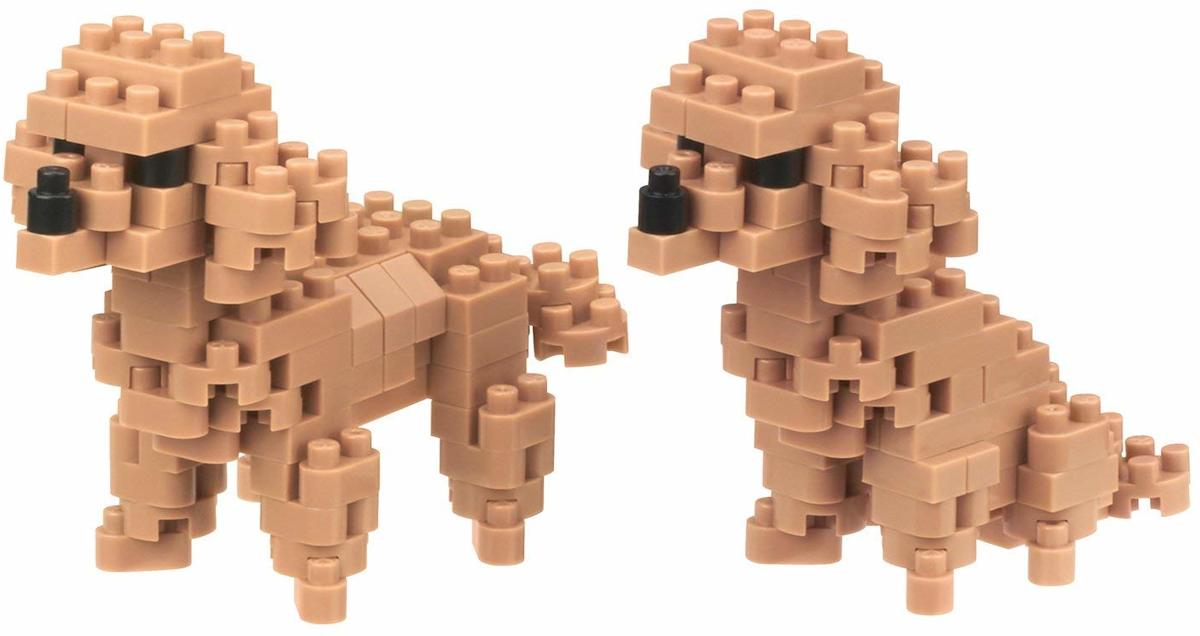 Nanoblock Toy Poodles NBC-252 by Kawada