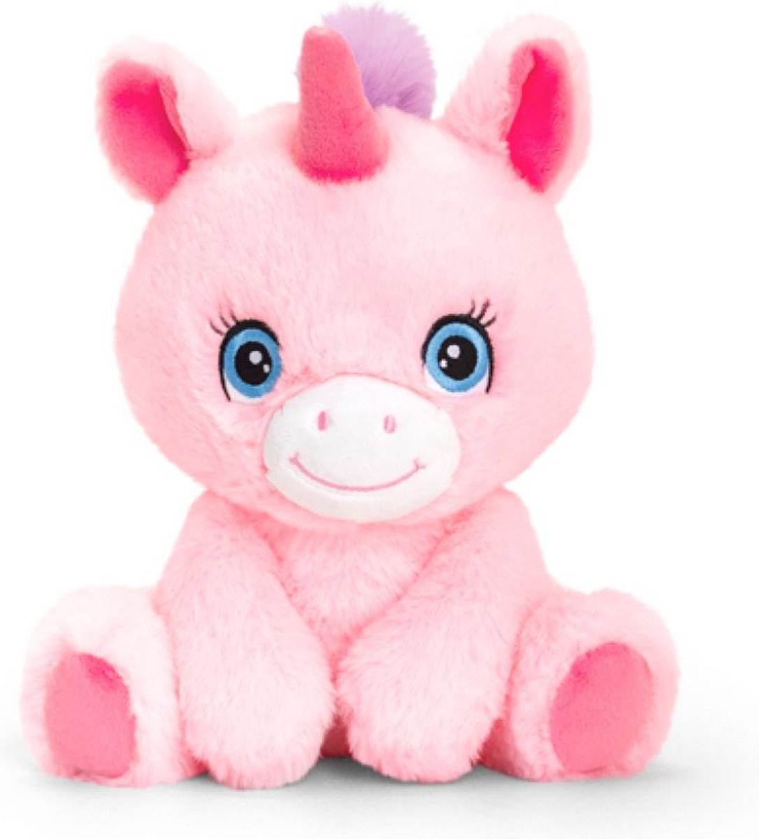 Eenhoornknuffel - Keel Eco - Adoptable World - Unicorn - 16 cm