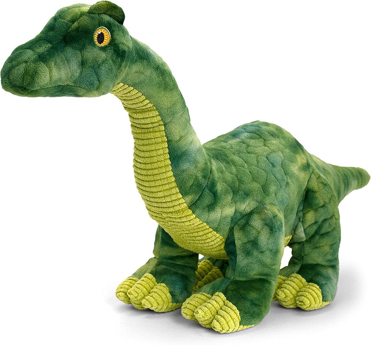 Keel Eco - Dinosaurus Knuffel - Brachiosaurus  - Groen - 26 cm