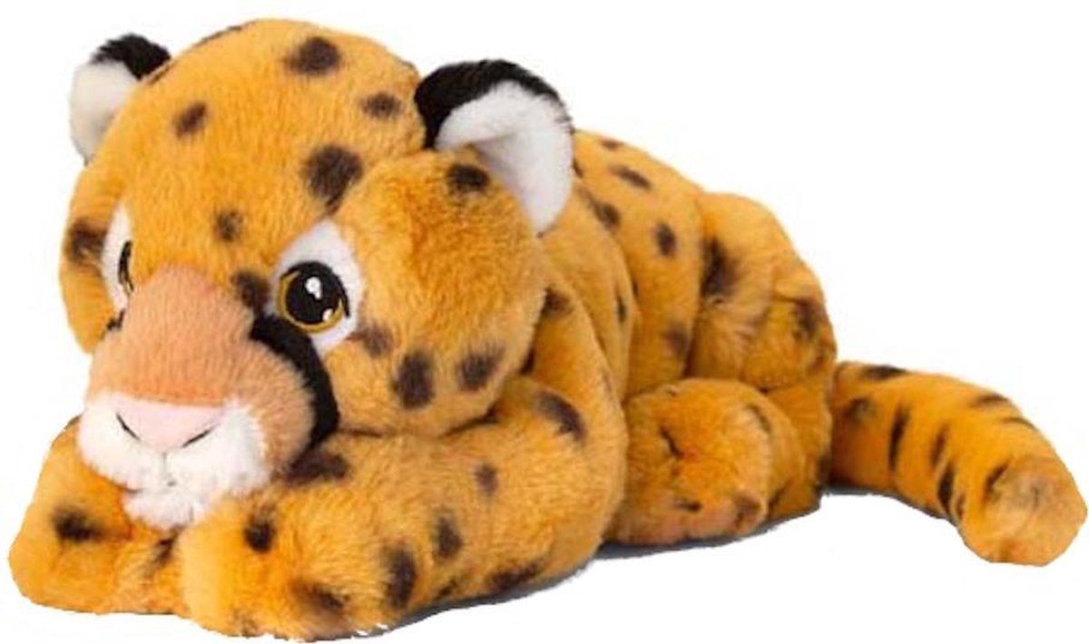 Keel Toys KeelEco Cheetah Cuddle Toy (Orange)