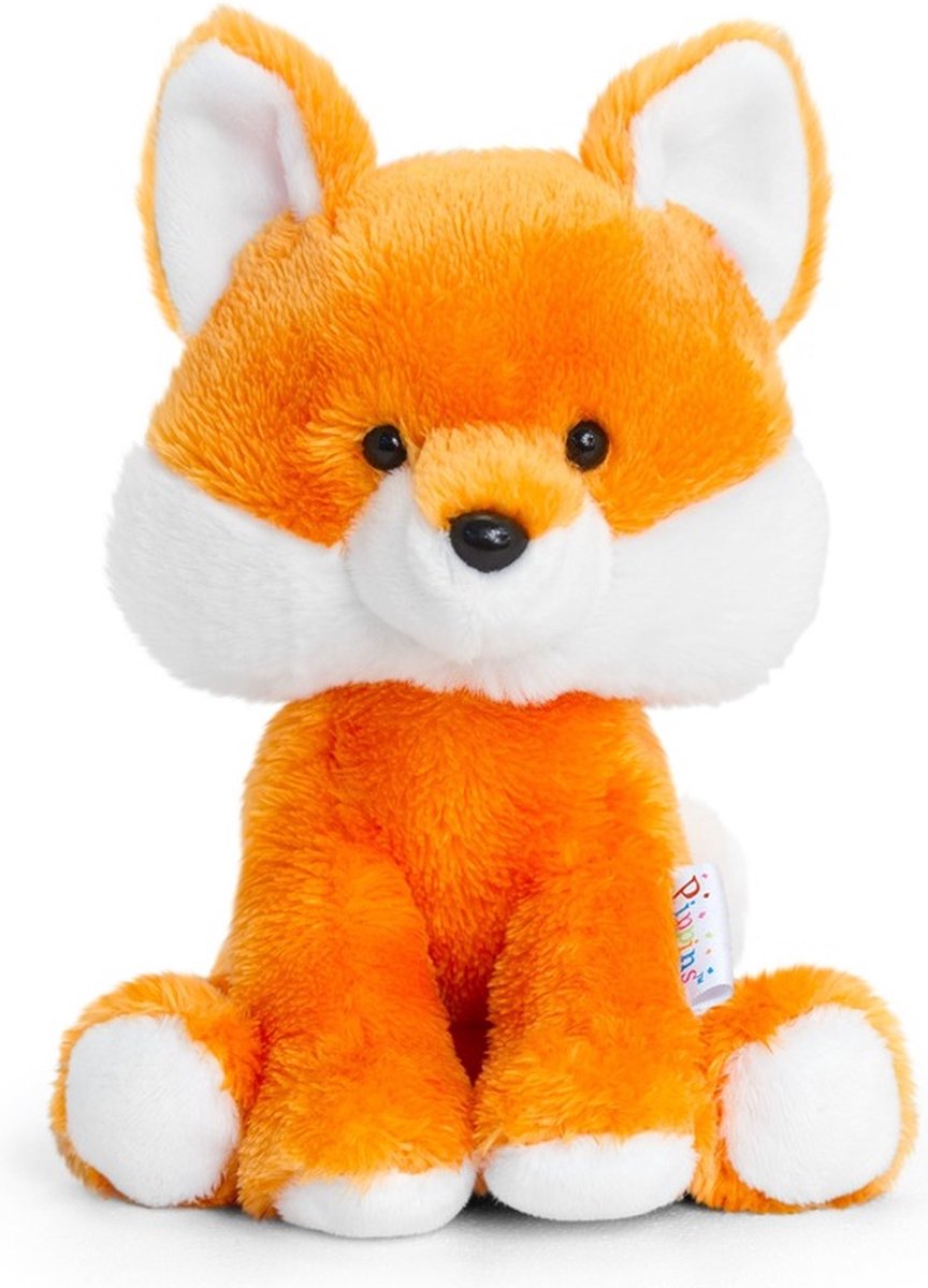 Keel Toys pluche oranje Vos knuffel 14 cm - Vossen bosdieren knuffeldieren - Speelgoed voor kind