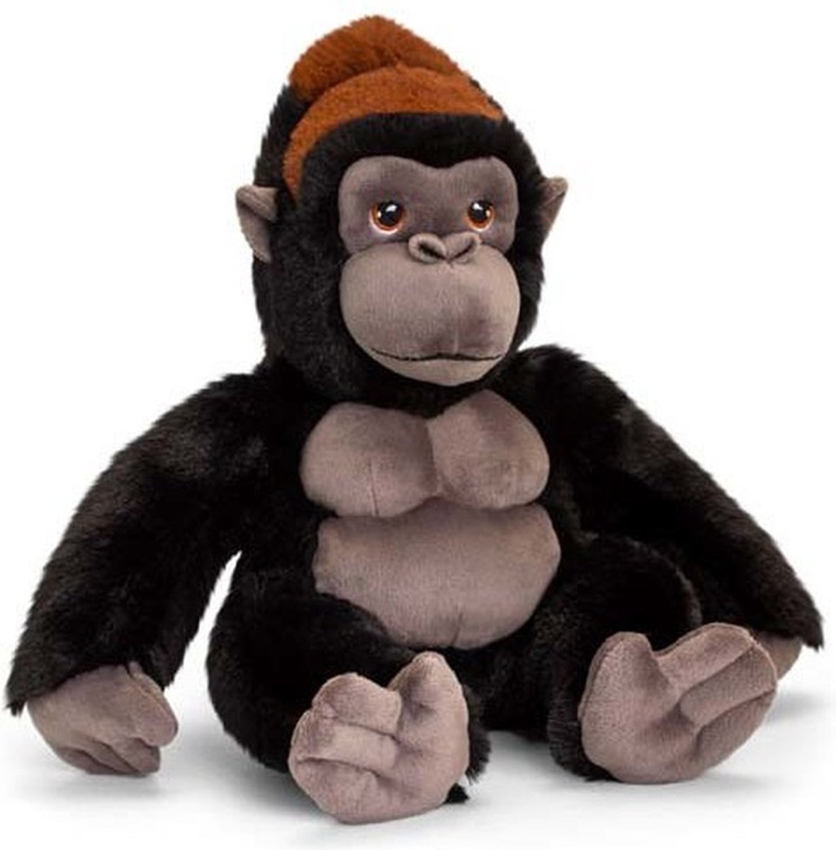 Pluche knuffel Gorilla aap/apen van 30 cm - Dieren knuffelbeesten voor kinderen of decoratie