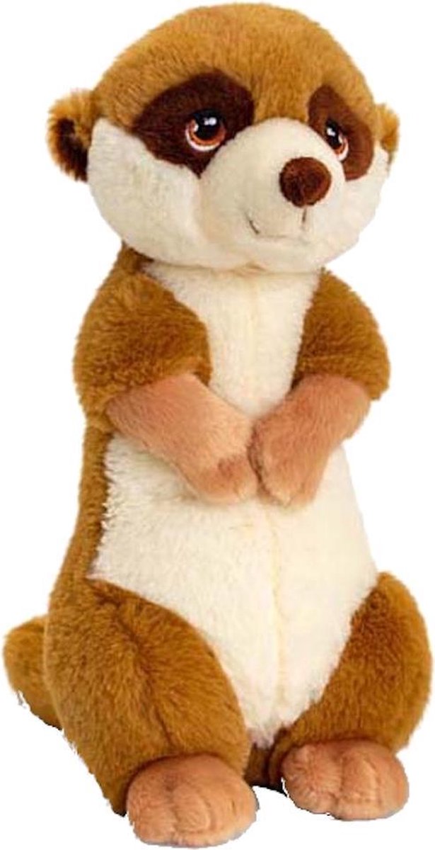 Pluche knuffel Stokstaartjes van 30 cm - Dieren knuffelbeesten voor kinderen of decoratie