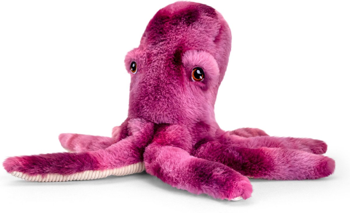 Pluche knuffel dieren paarse inktvis/octopus 25 cm - Knuffelbeesten inktvissen speelgoed