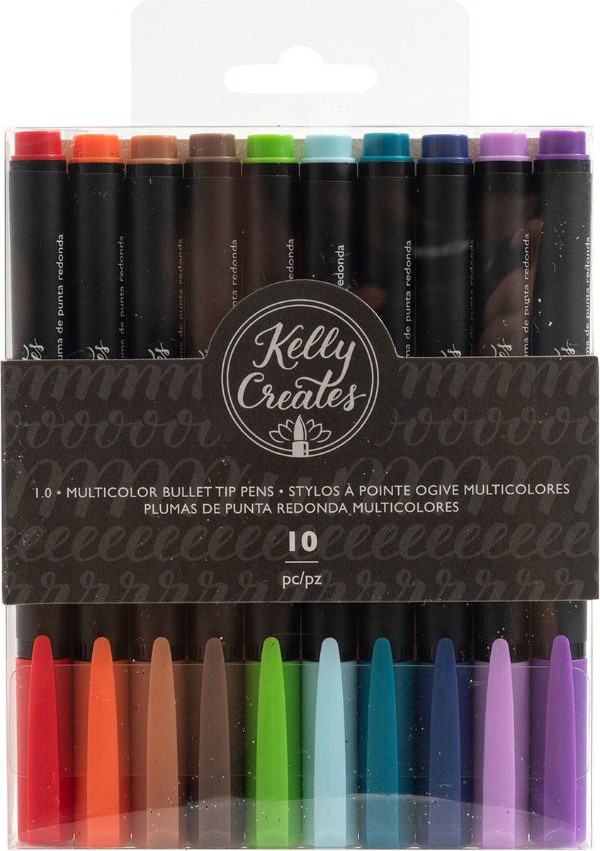 Kelly Creates -pen multicolor 1.0 bullet tip 1 10pc