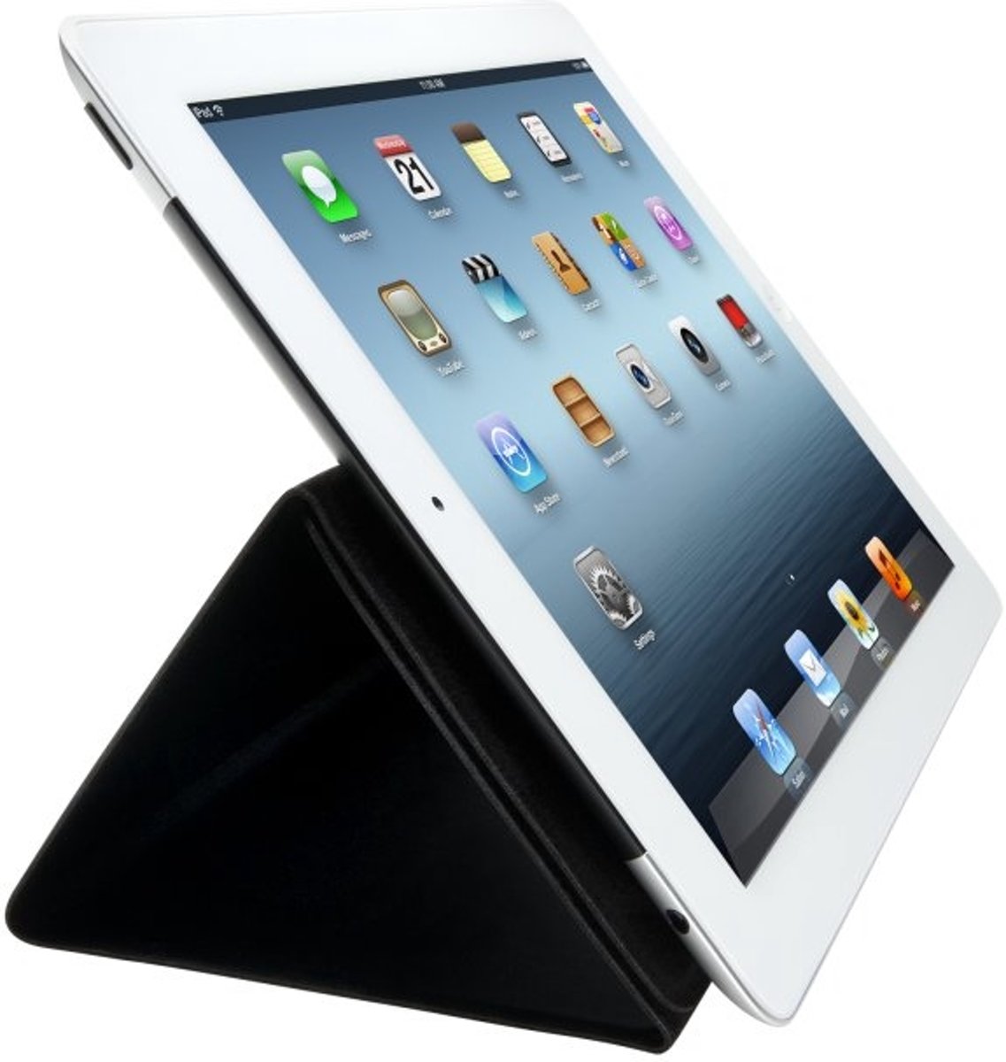 Kensington, Folio Case Micro Suction voor iPad 2 & New iPad (Zwart)