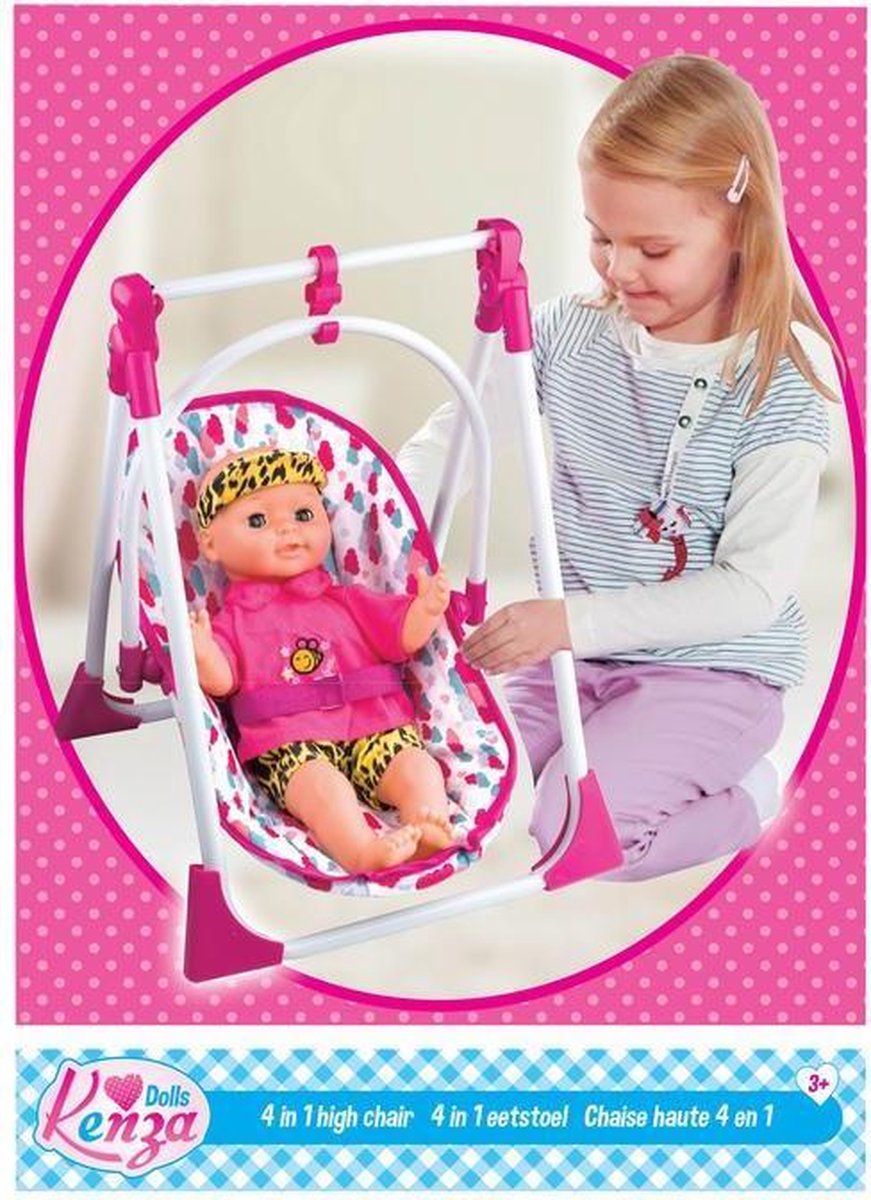 Kenza Dolls 4 In 1 Eetstoel