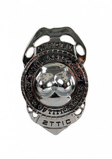 Official Boob Inspector Badge