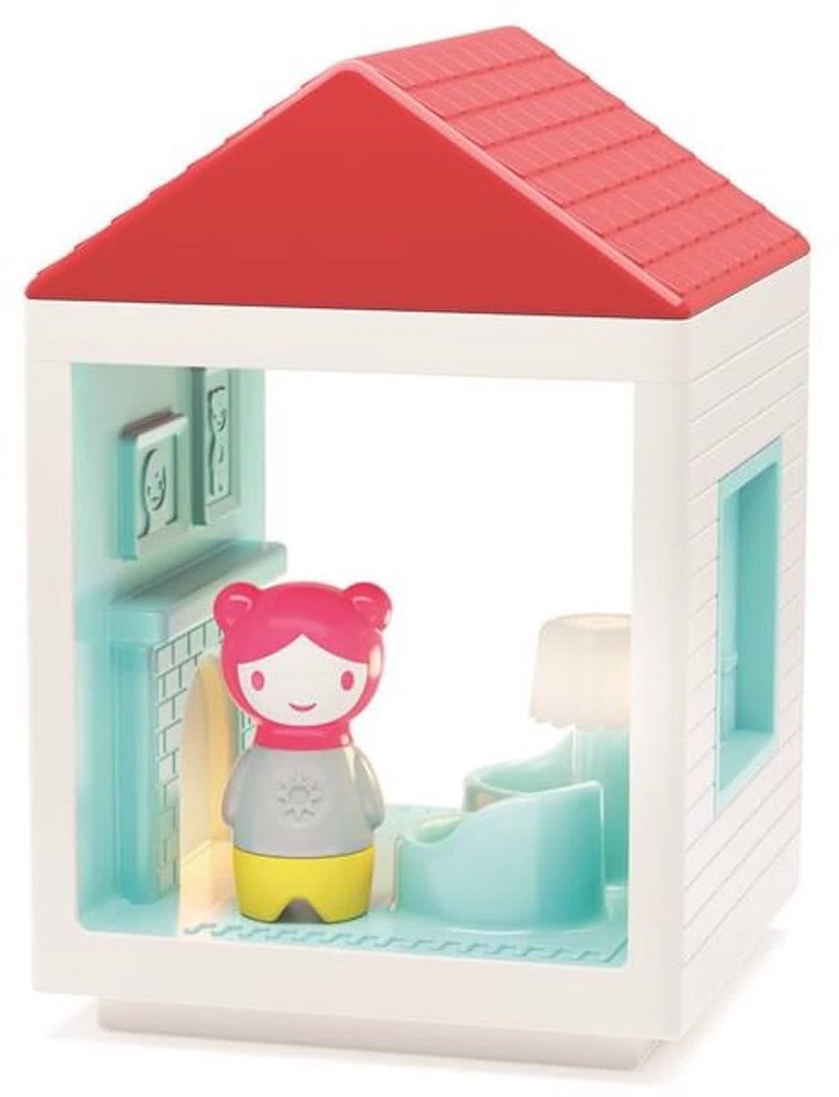 Kid O Myland Huis: Woonkamer Met Licht 13 X 13 X 19 Cm