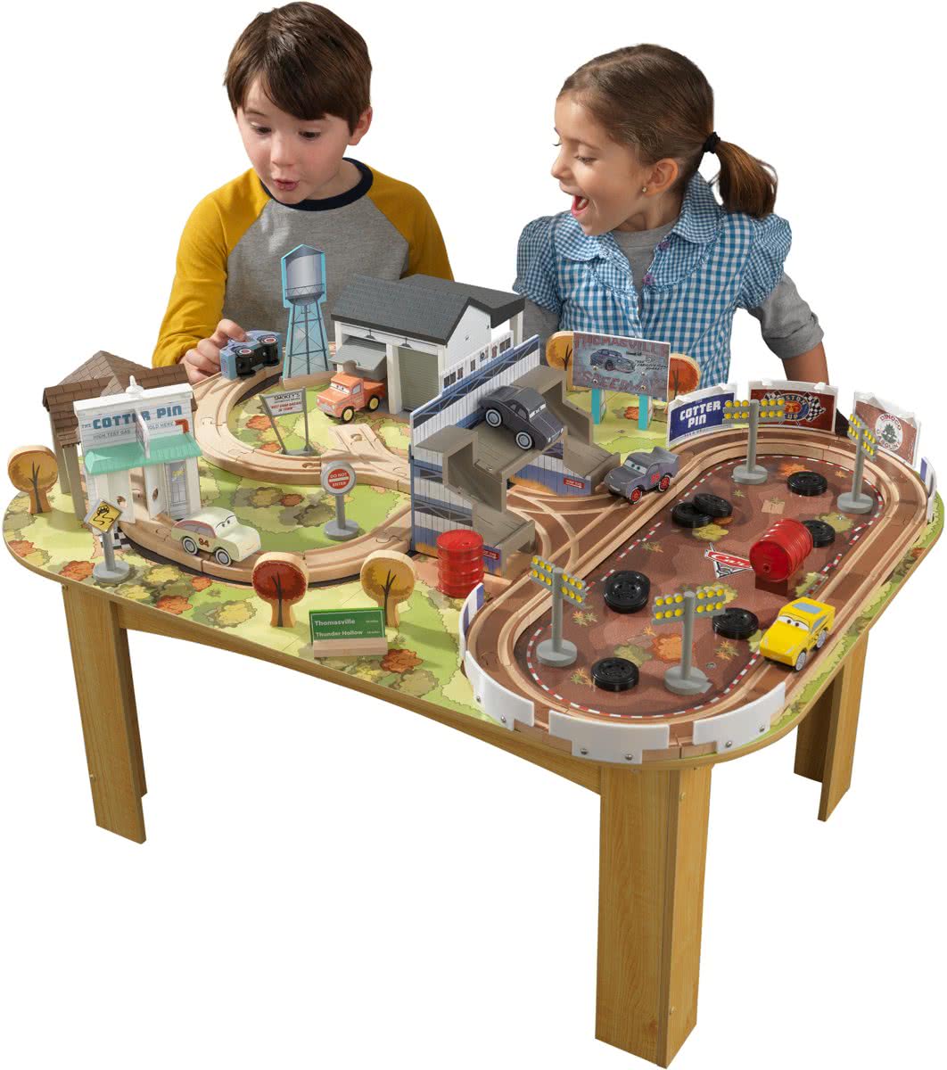 KidKraft Disney® Pixar Cars 3 Thomasville racebaanset en tafel