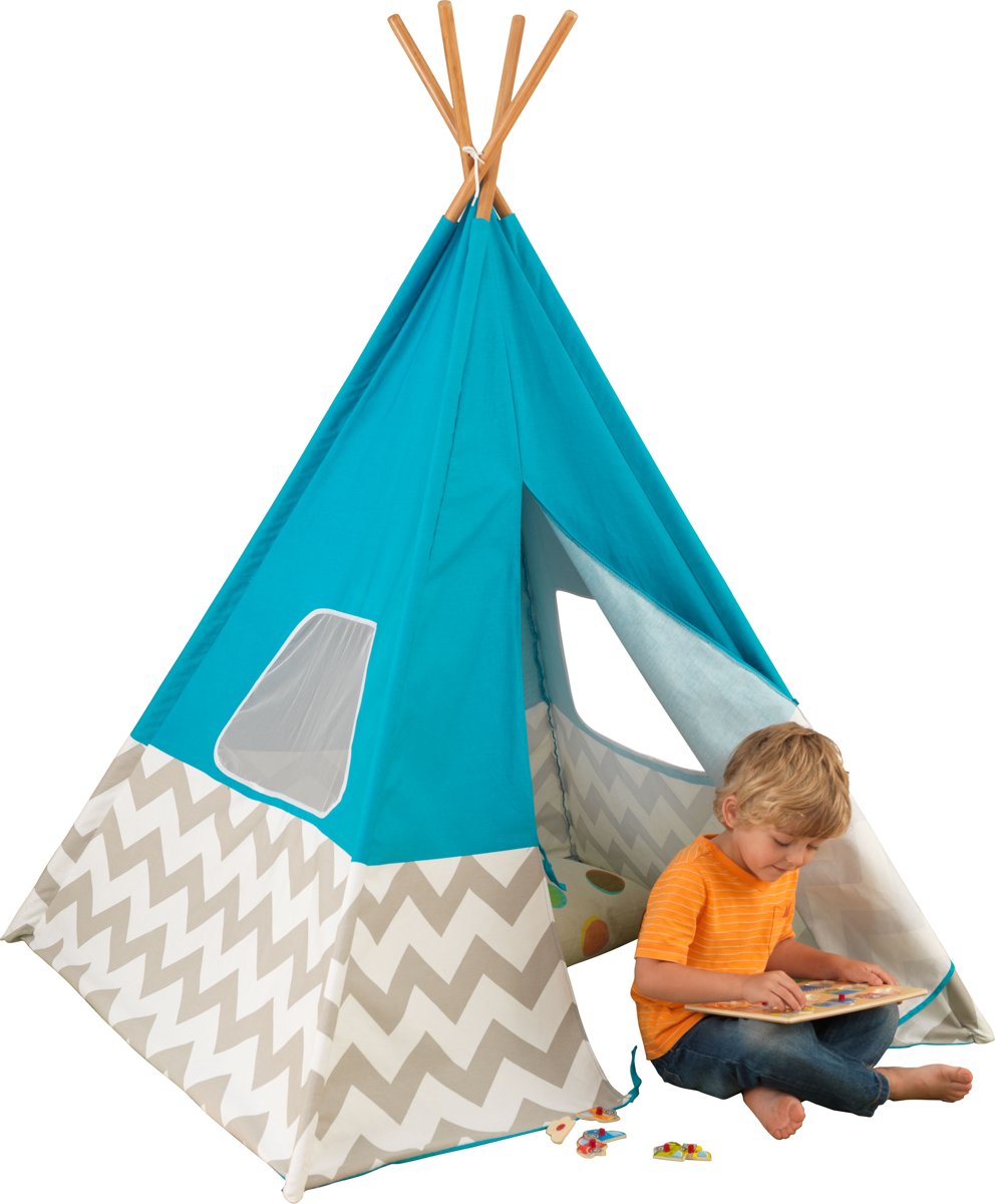 Kidkraft Tipi Deluxe turquoise - Tipi tent