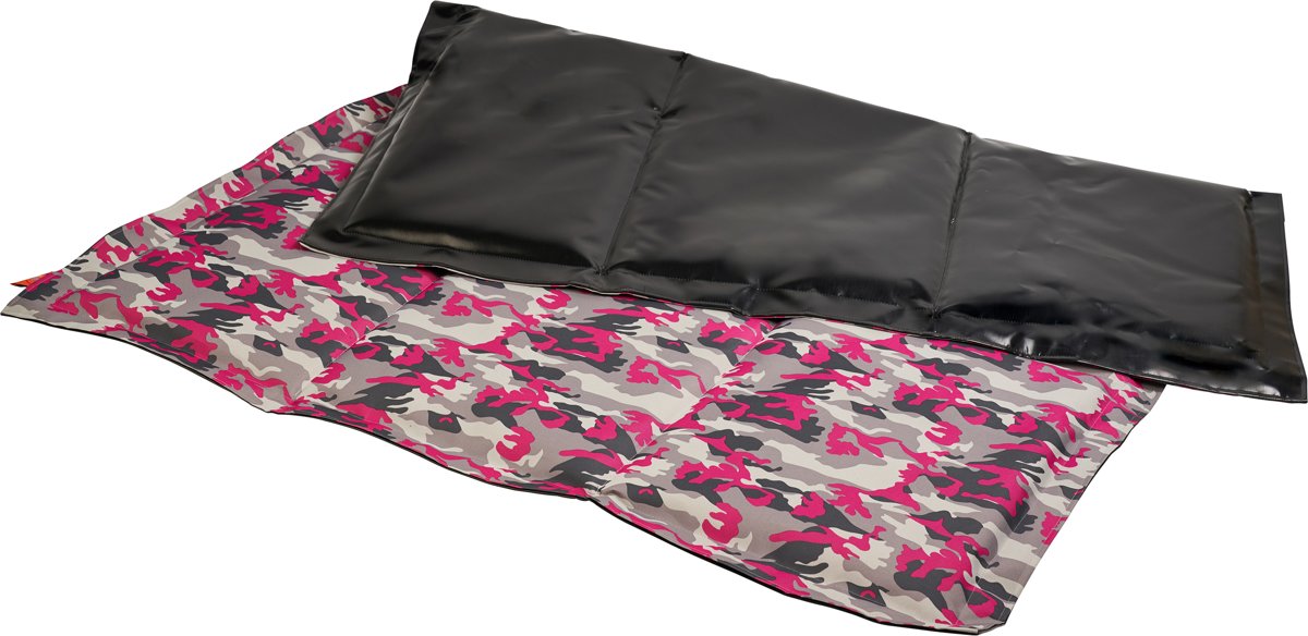   - Buitenspeelkleed - maat S 150*140 cm camouflage fuchsia