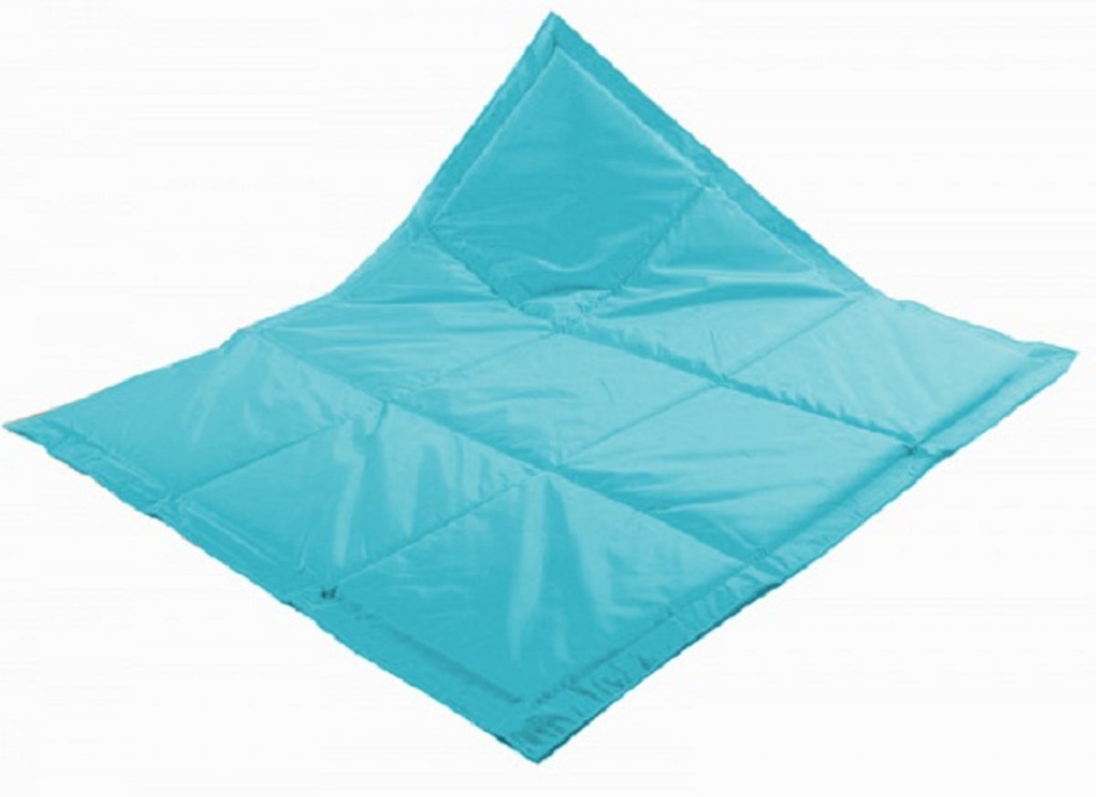 KidZ ImpulZ XL Speelkleed, Speelmat - Turquoise, licht aqua- 200*200 cm