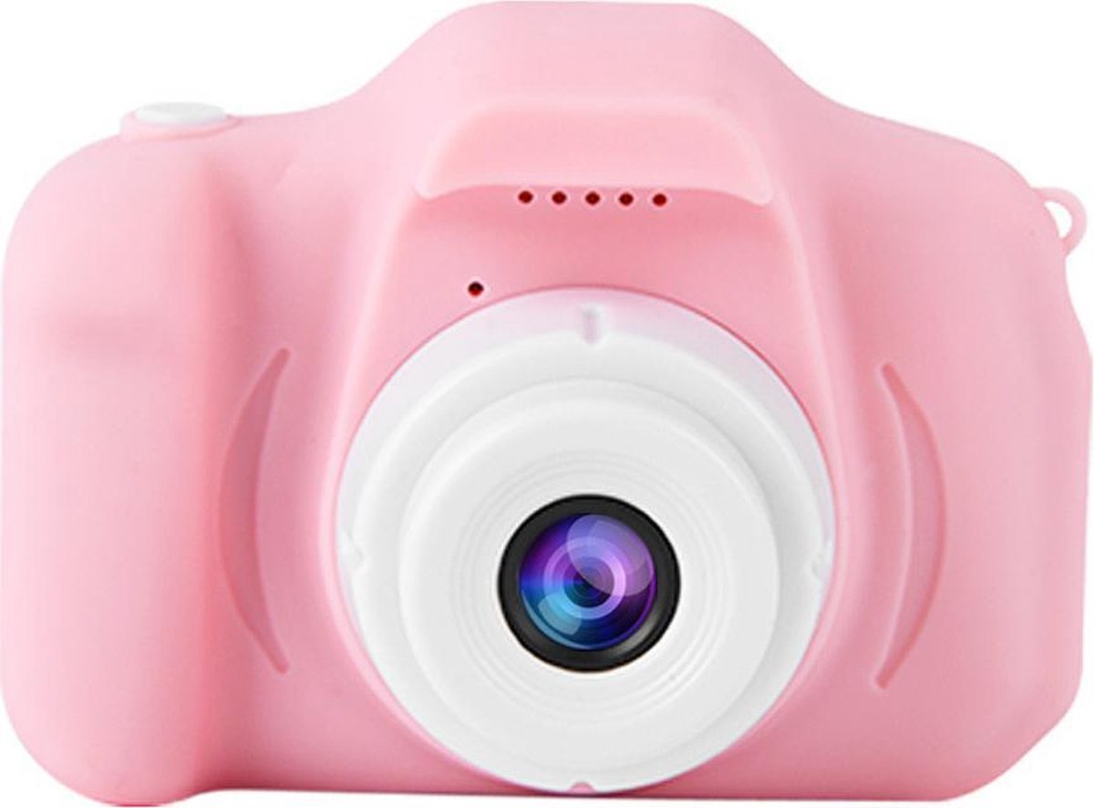 Kindercamera Vloggercam, dé Vlog Camera voor Kinderen – 32GB SD Kaart – FullHD – Roze