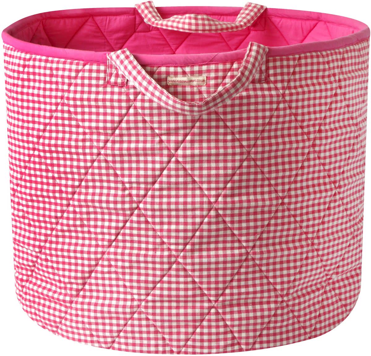 Gingham Toy Basket (Roze) -   (PINKGTB)