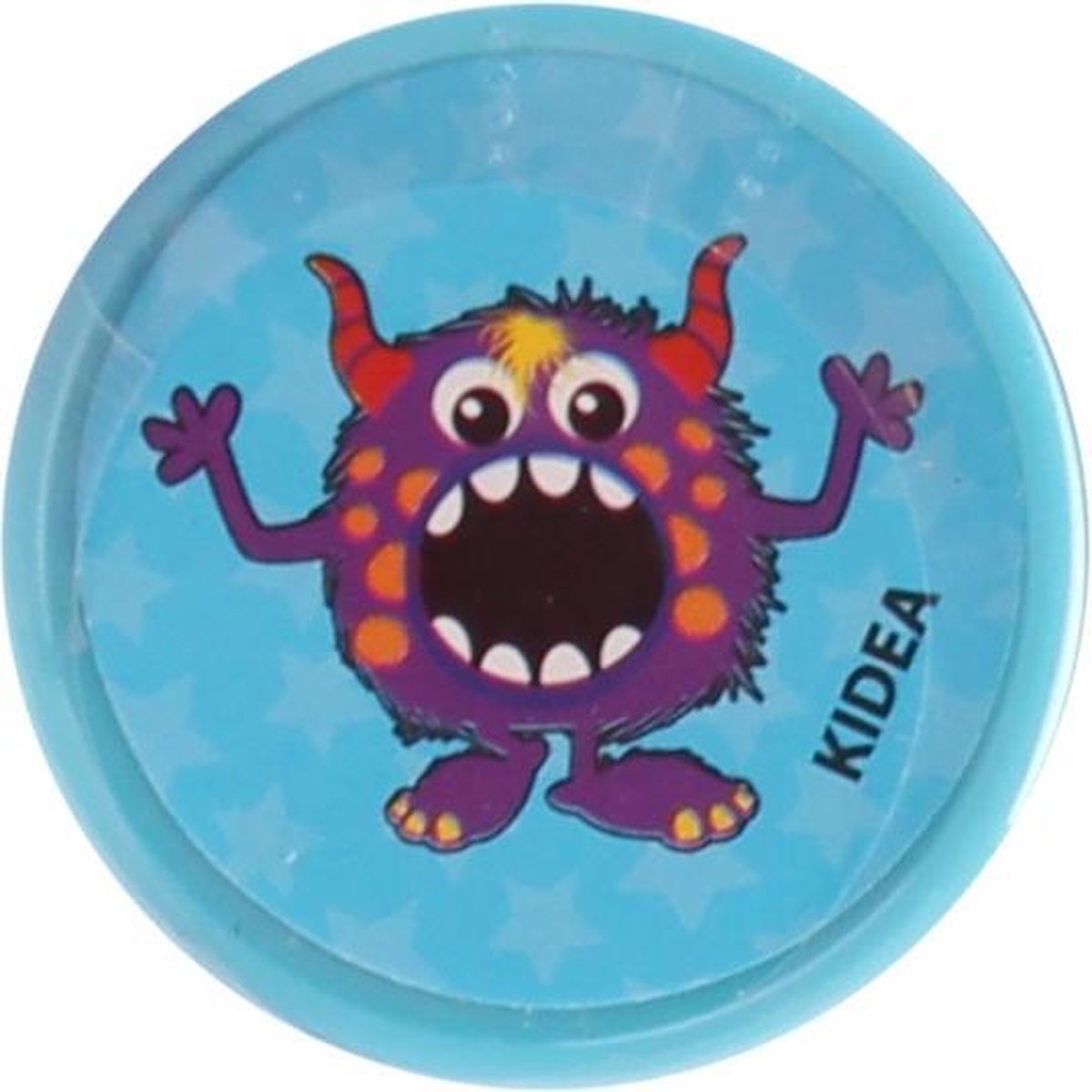 Kidea Stempel Monster Blauw 2,5 Cm