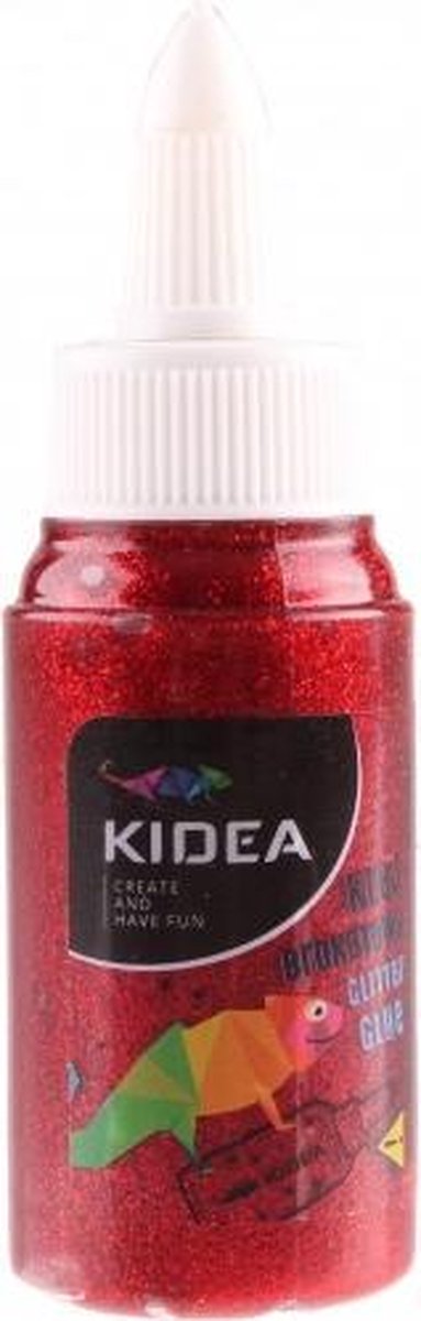 glitterlijm 50 ml rood