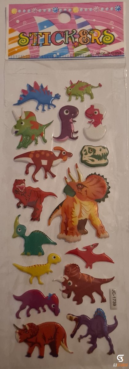 Dino Stickers - Dinosaurus - Dinos - Dinos