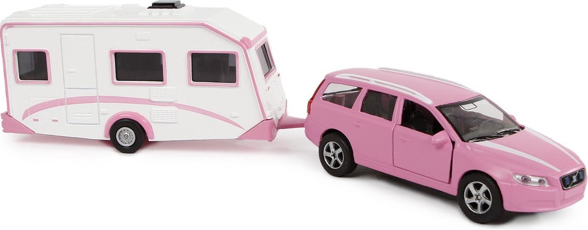 Kids Globe Auto pb Volvo V70 met caravan: 30 cm