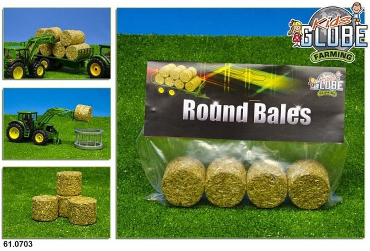 Kids Globe Farming Balen 4 Stuks