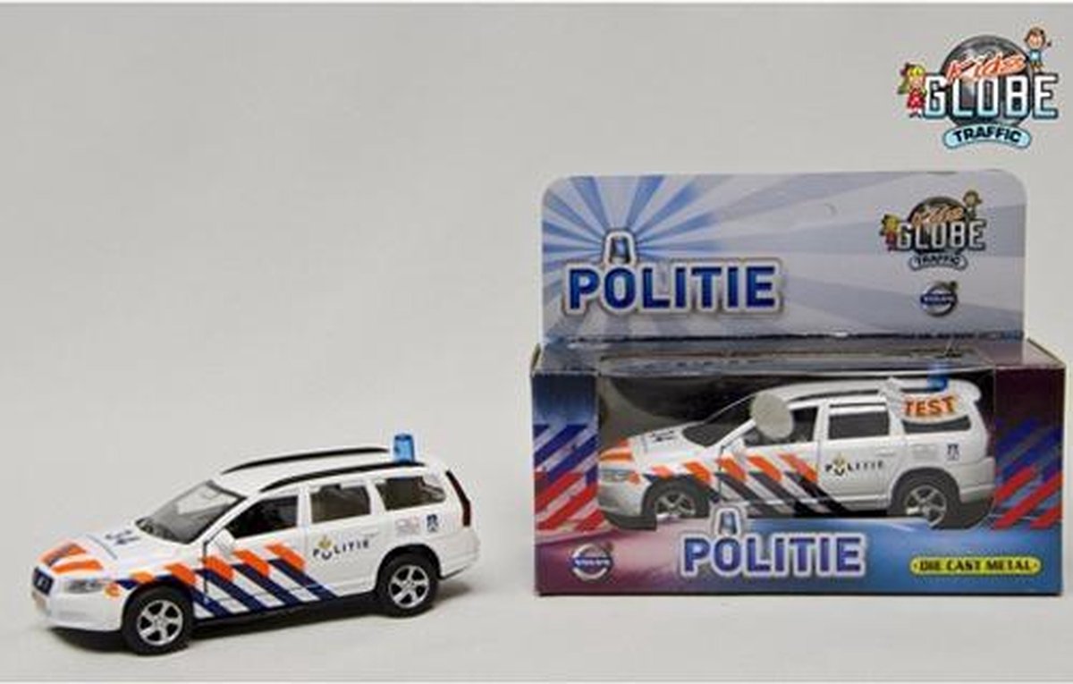 Kids Globe Traffic Politie Auto Volvo V70