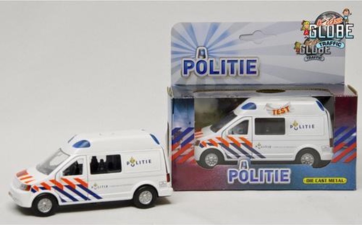 Kids Globe Traffic Politie Bus