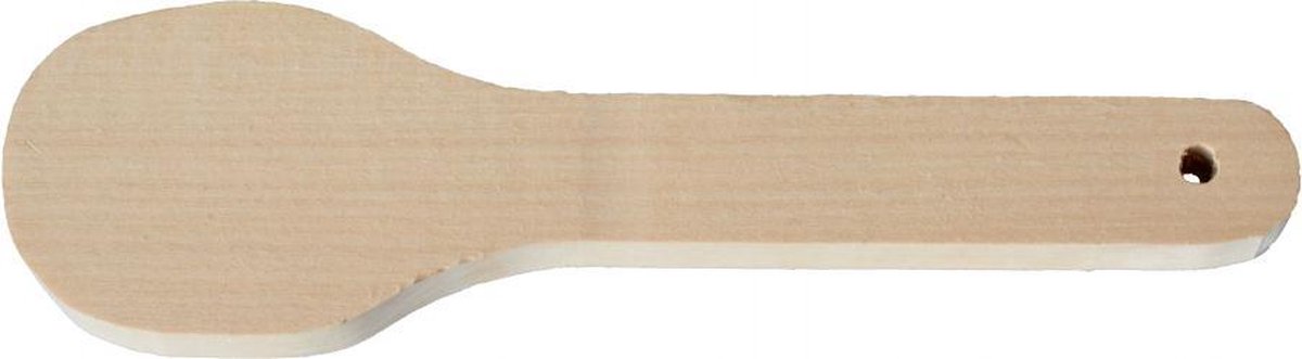 houtsnijset Lepel junior 12 cm hout naturel